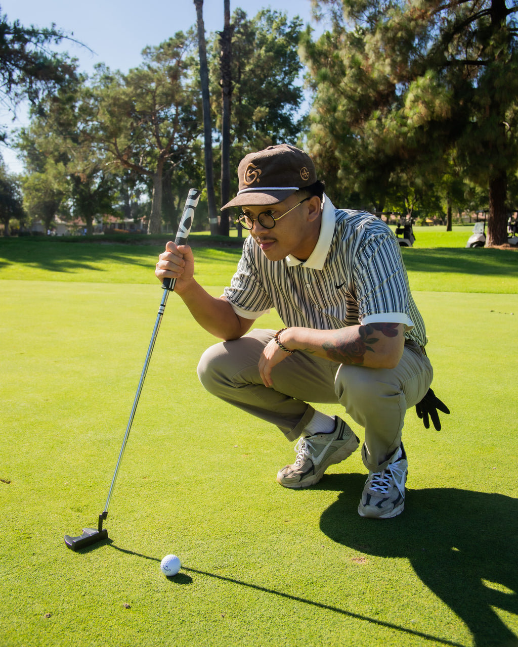 "Gintong Titik" Corduroy Rope Cap