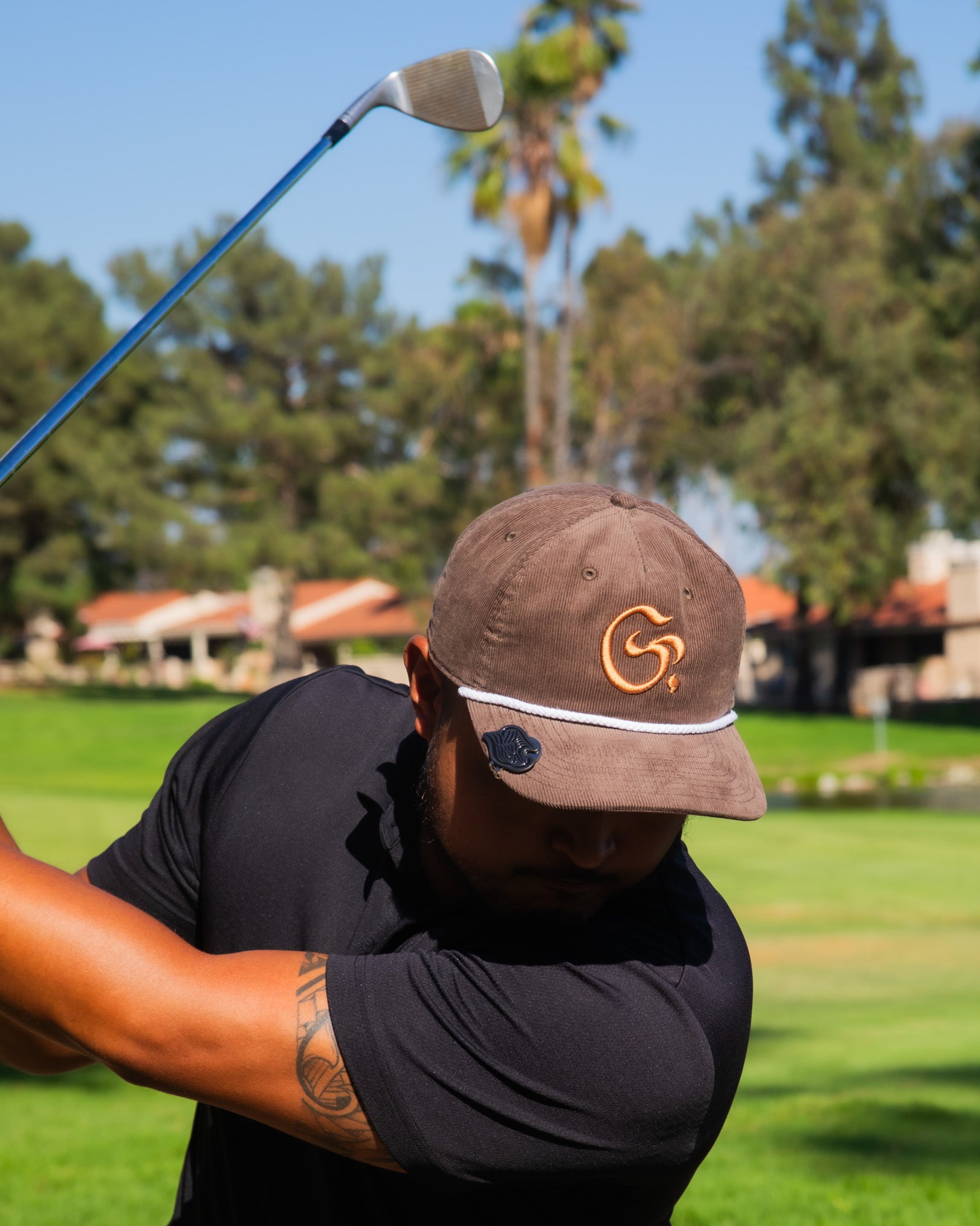 "Gintong Titik" Corduroy Rope Cap