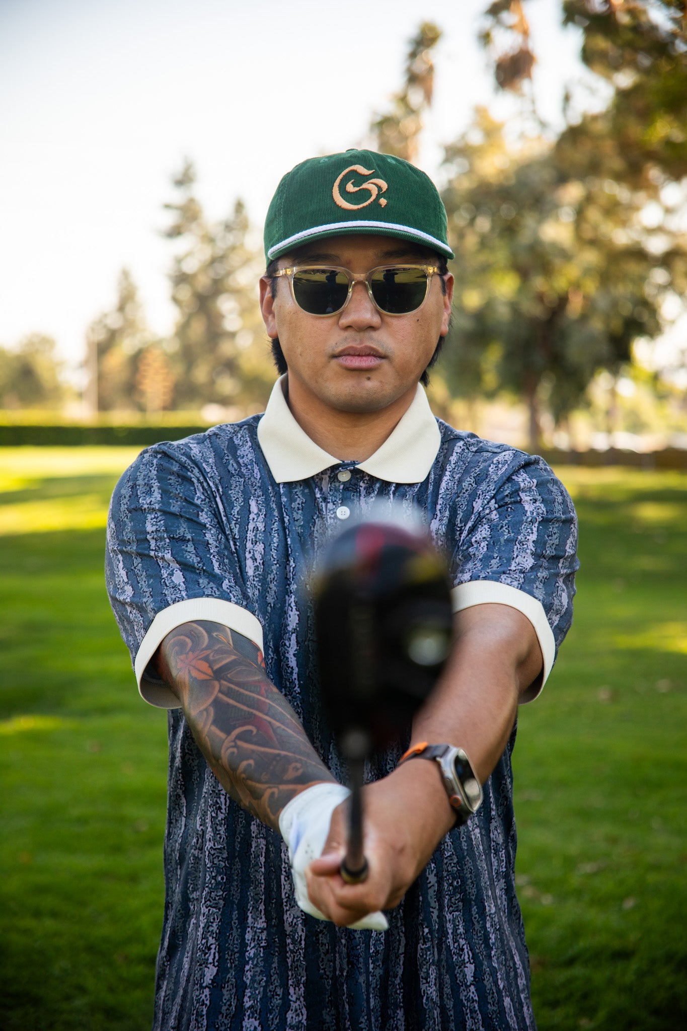 "Gintong Titik" Corduroy Rope Cap